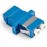Adapter Duplex LC/LC Female to Female OM3 SM Plastic shell  SC Structure